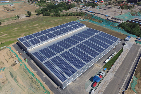 2MWP Shanxi Dongjie Intelligent Logistics Roof Photovoltaic Power Station Project